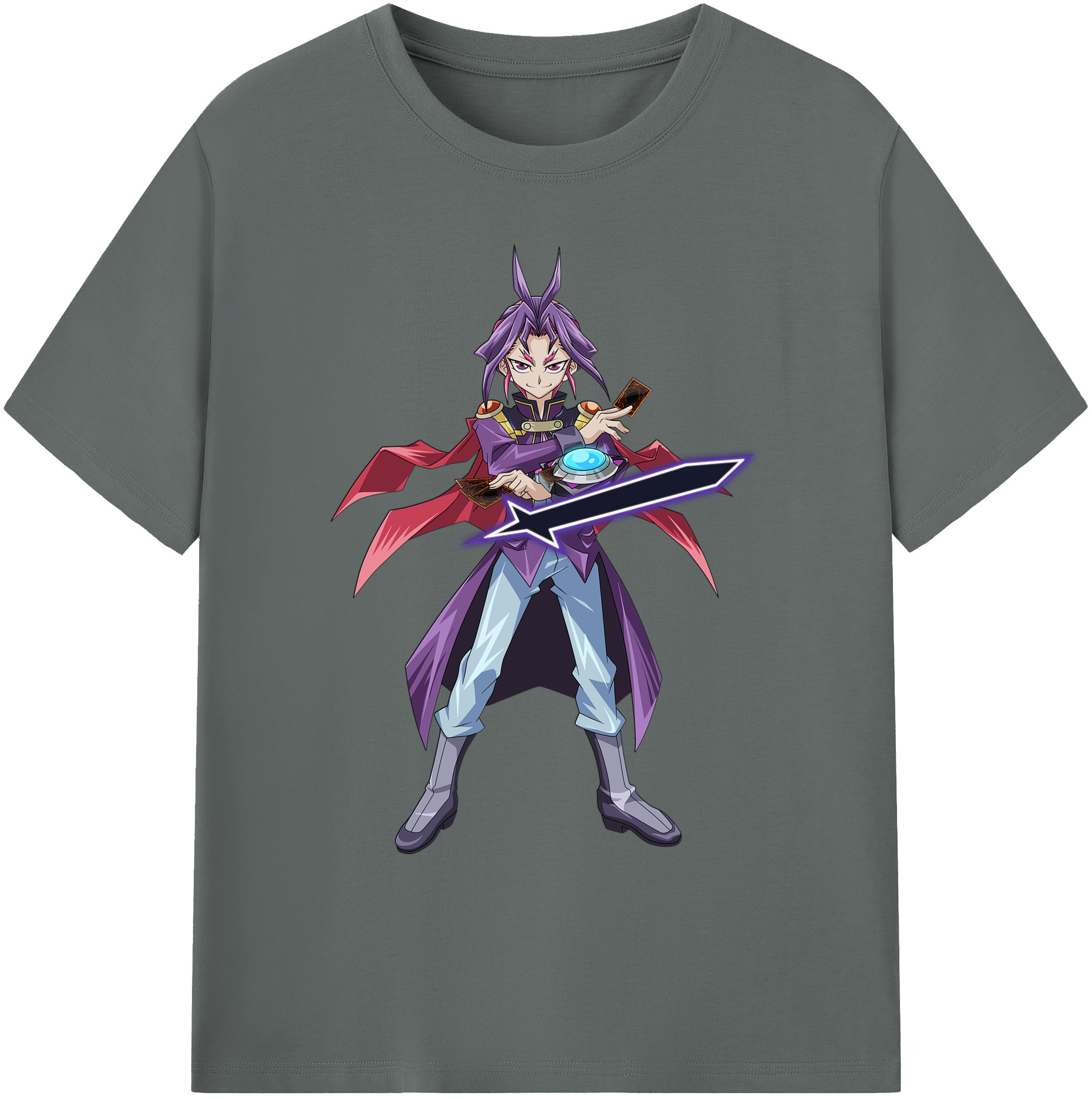 （画像用） 遊☆戯☆王 Yu-Gi-Oh! 綿100％ メンズ半袖Tシャツ｜肌触りやわらか＆通気性